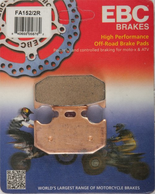 EBC Brakes Double-H Sintered Superbike Brake Pads Rear - FA152/2R EBC Brakes Double-H Sintered Superbike Brake Pads Rear - FA152/2R